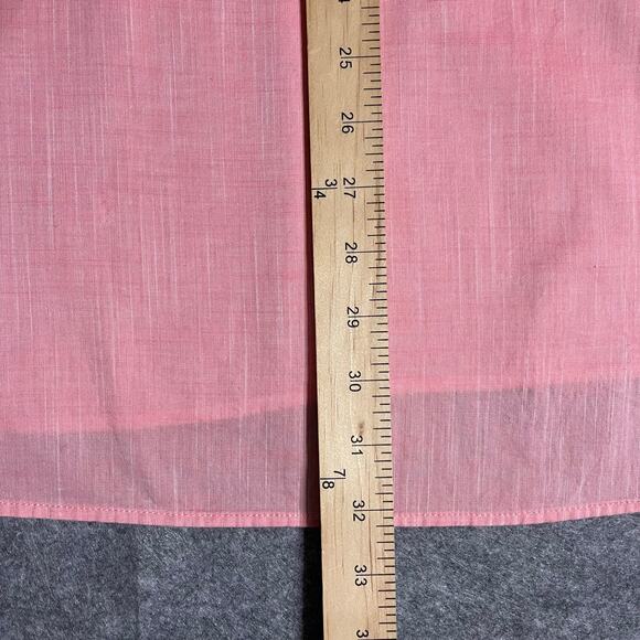 Guess Men's Regular Fit Popover Logan Henley Shirt Pink 100% Cotton Size XXL - Picture 9 of 9